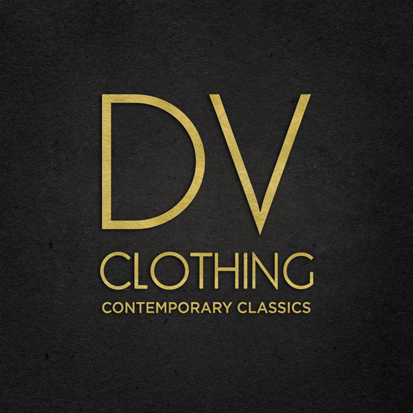 DV Clothing | Logo, Business Card | Little Finch Designs